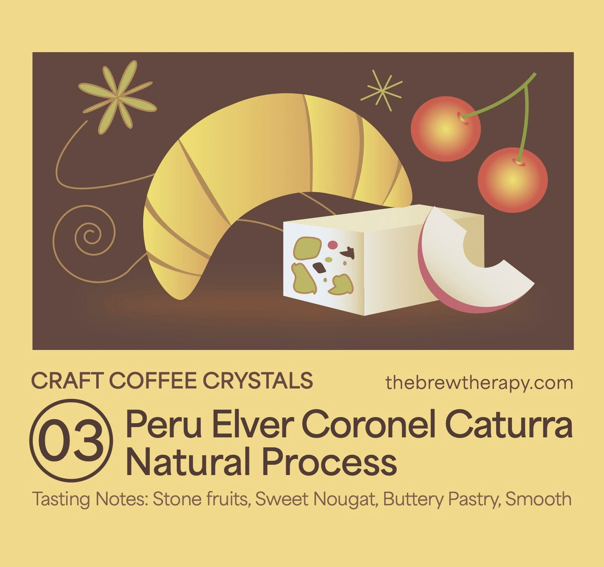 Peru Elver Coronel Natural Coffee Crystals — Box of 6