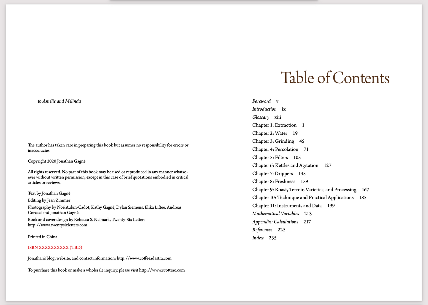 TOC The Physics of Filter Coffee by Jonathan Gagné