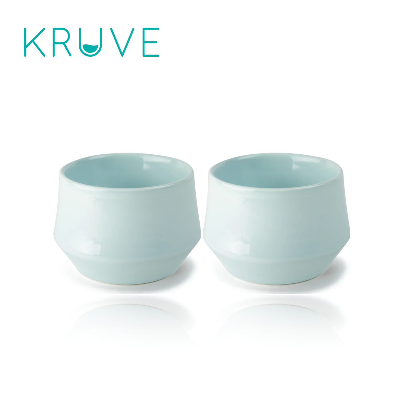 KRUVE Imagine Porcelain Latte Cups