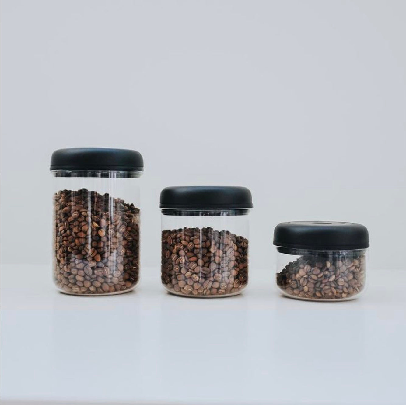 Fellow Atmos Vacuum Canister clear lifestyle 2