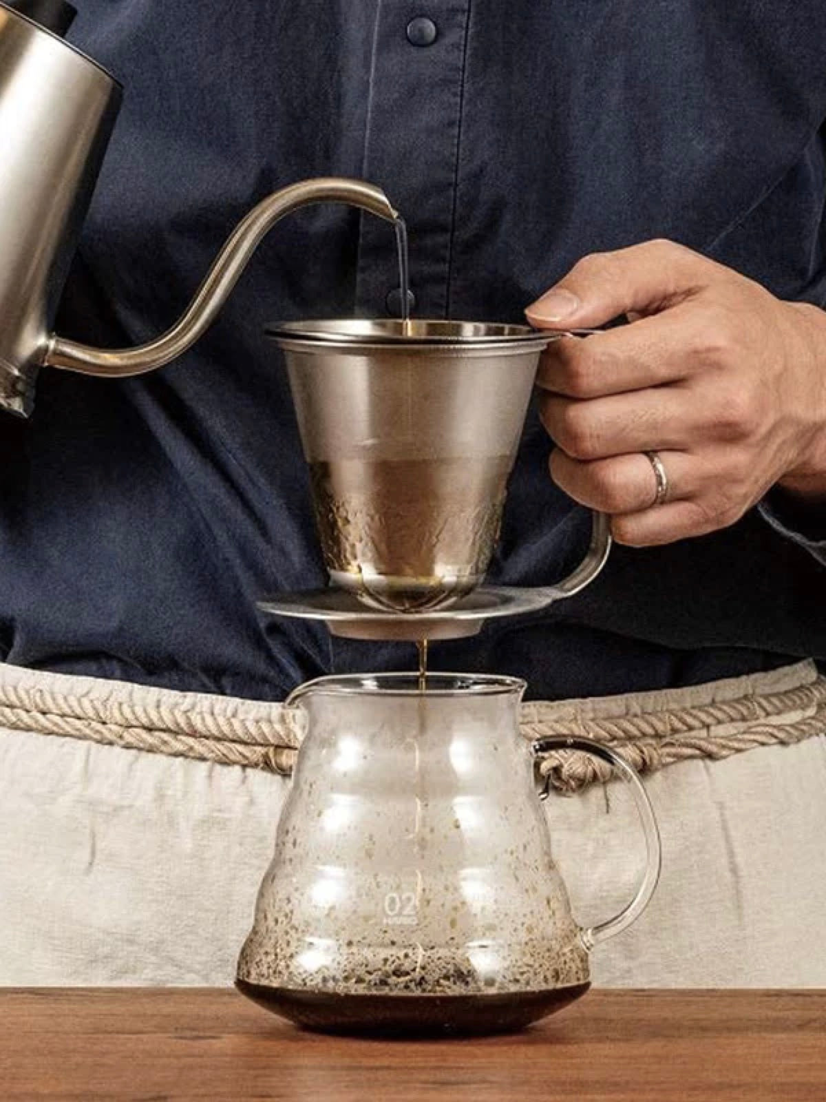 Hario Kasuya Double Stainless Dripper cover landscape 27