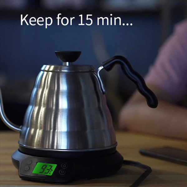 Hario V60 Power Kettle BuonoN with Temperature control (EVT-80-HSV)