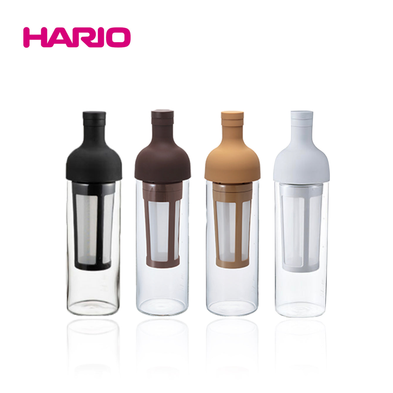 Hario Japan Filter In Cold Brew Coffee Bottle - Pale Grey