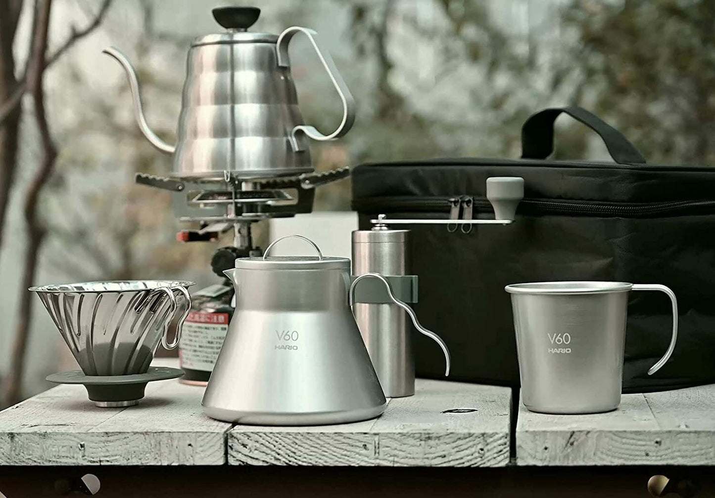 Hario V60 Outdoor Coffee Basic Set - O-VOCB