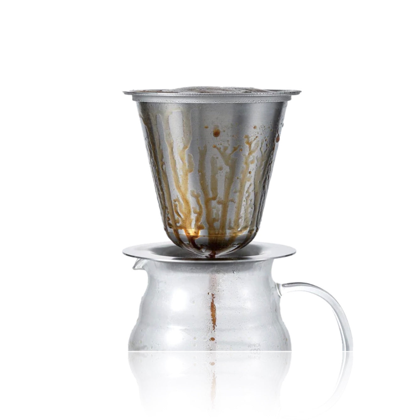 Hario Kasuya Double Stainless Dripper lifestye 1