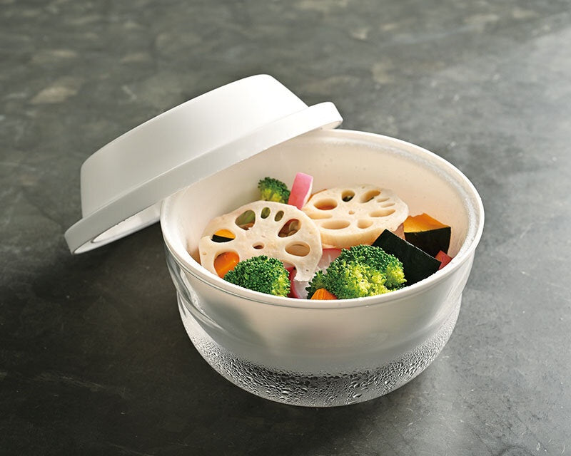 Hario Glass Microwave Steamer (XMK-120-W)