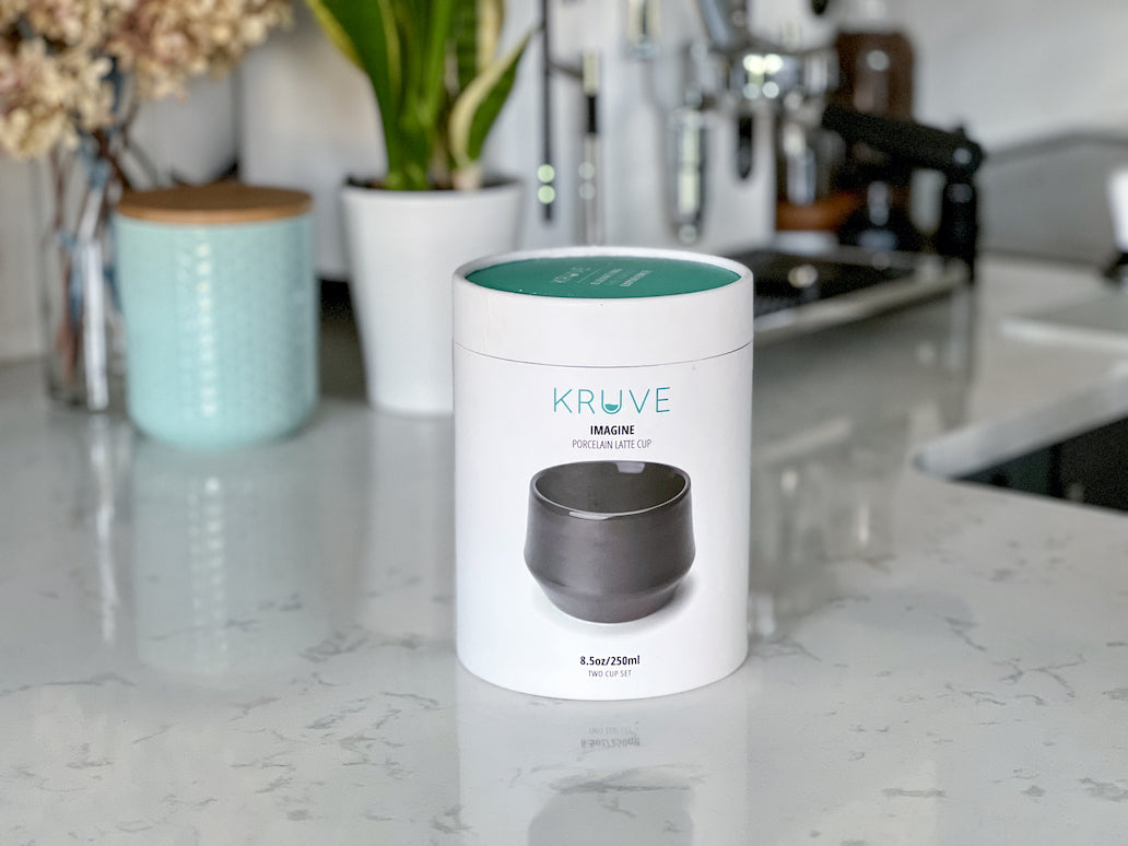 KRUVE Imagine Porcelain Latte Cups