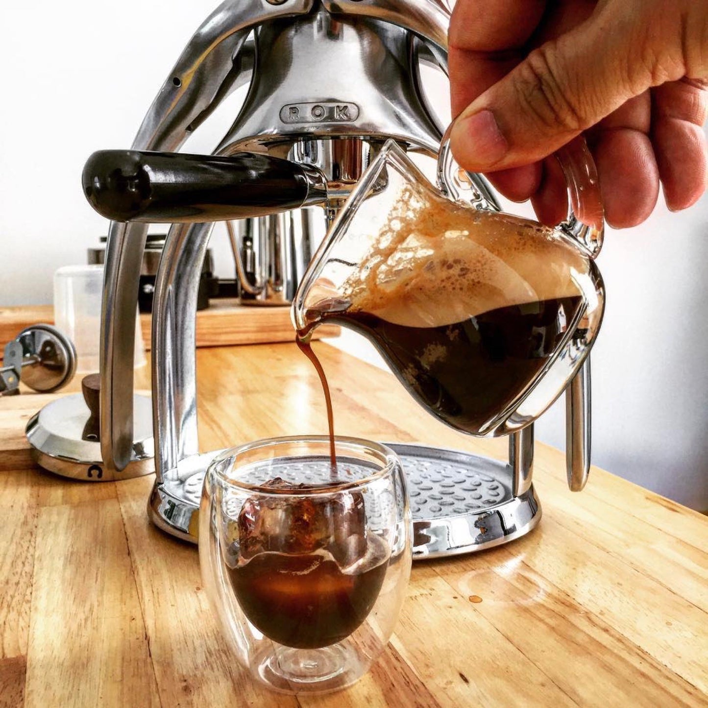ROK EspressoGC Pro Manual Lever Espresso Machine