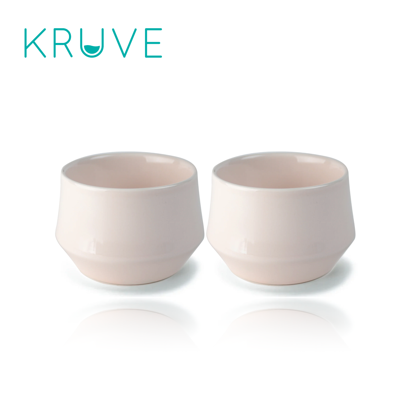 KRUVE Imagine Porcelain Latte Cups