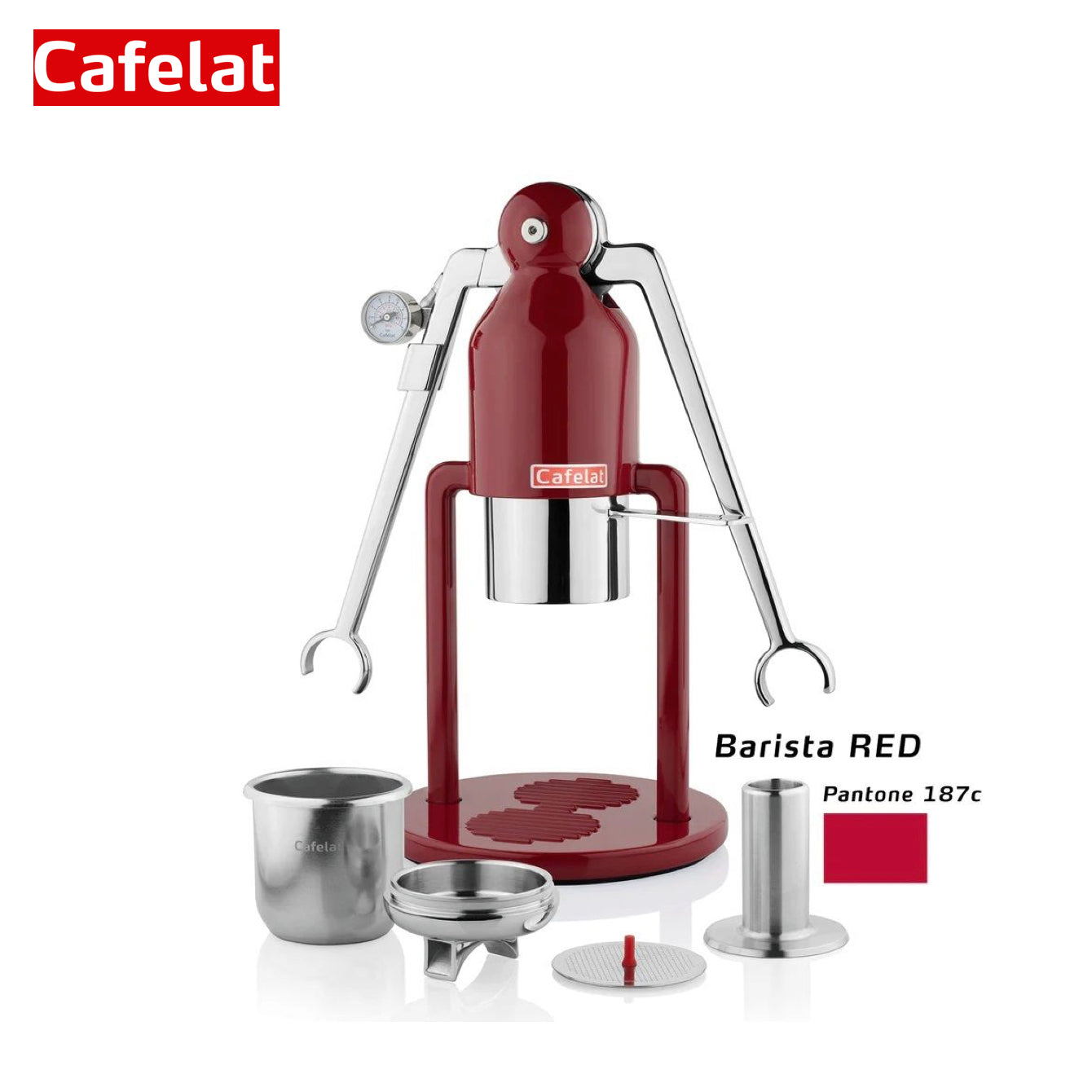 cafelat robot barista red