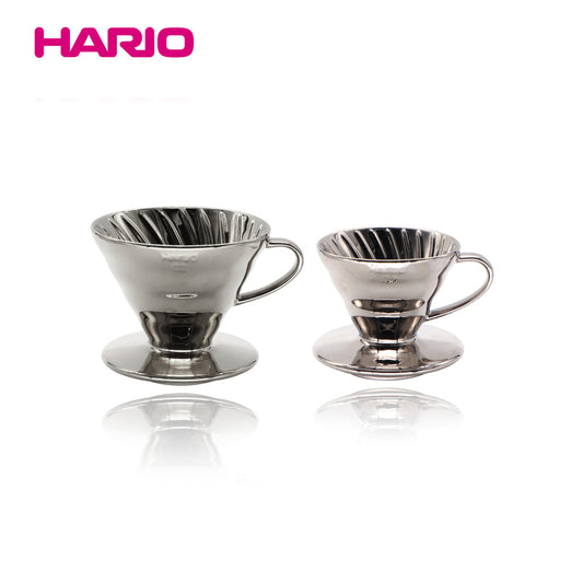 Hario V60 P.V.D Dripper Silver - Size 01 / 02