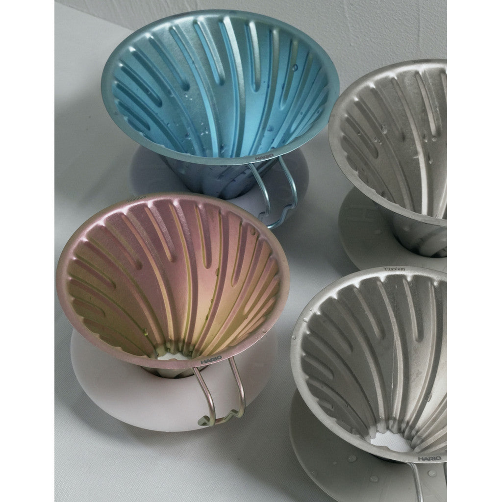 Hario V60 Titanium Dripper – Size 01 Titanium Blue | VDTI-01-TBU-CEX