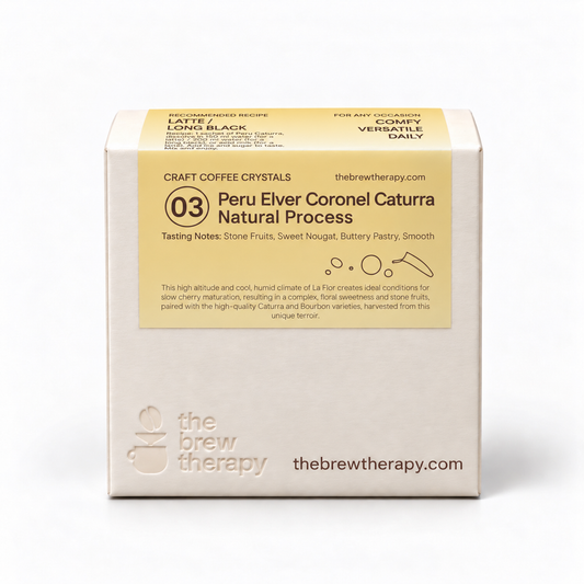 Peru Elver Coronel Natural Coffee Crystals — Box of 6