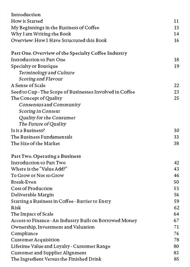 The Business of Specialty Coﬀee by Maxwell Dashwood