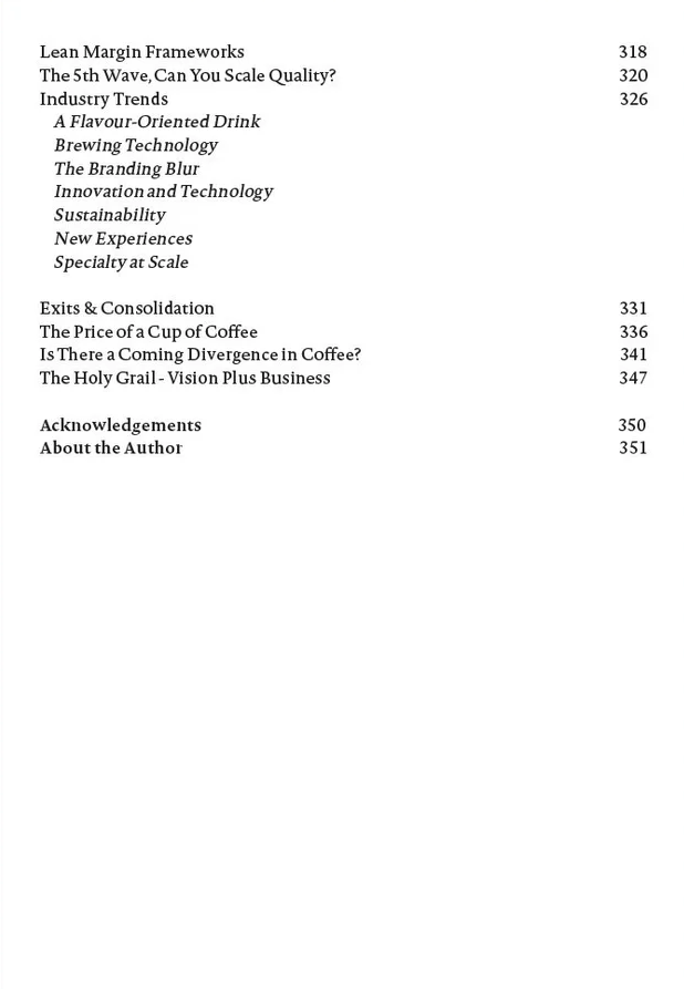 The Business of Specialty Coﬀee by Maxwell Dashwood