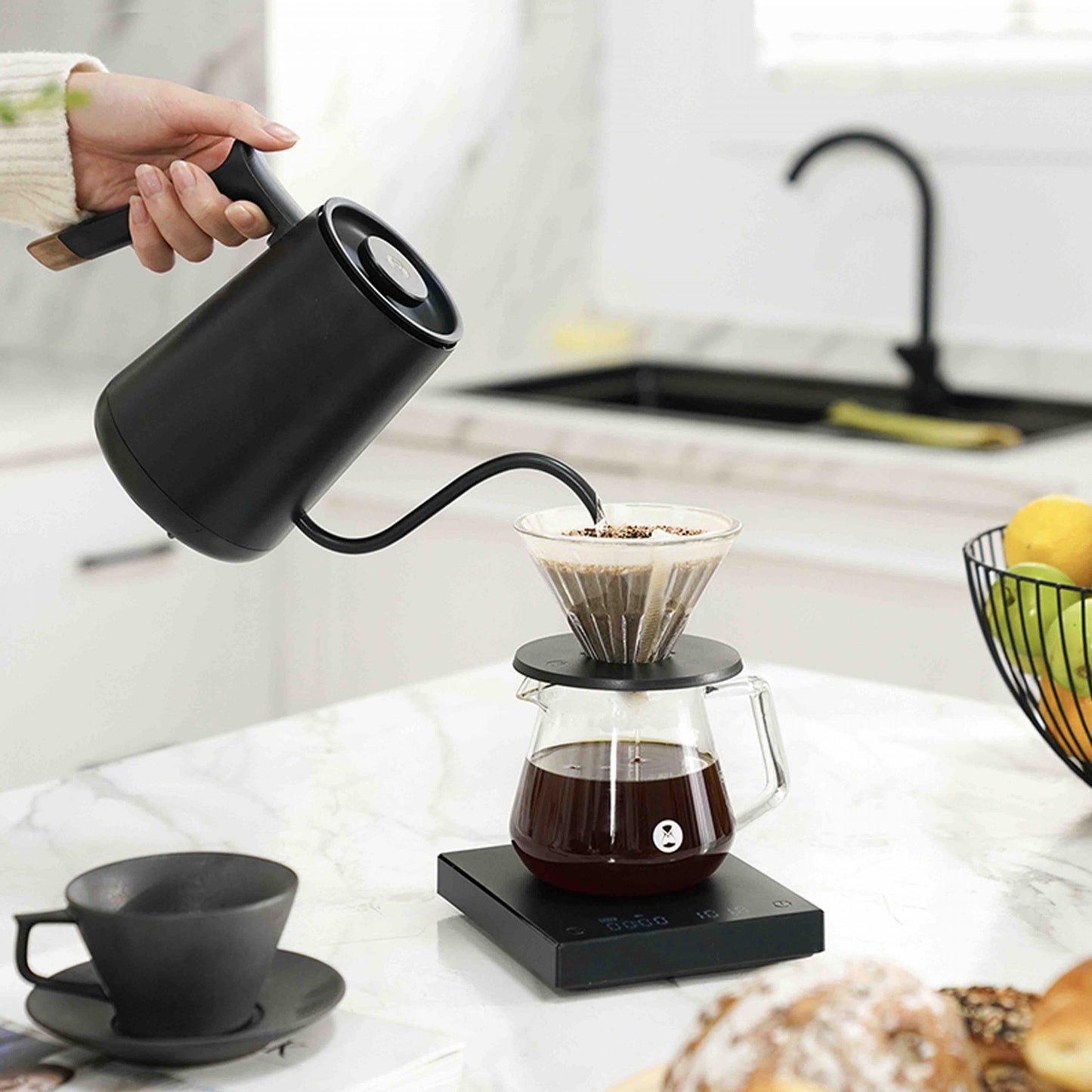 Timemore Fish Smart Electric Pour Over Kettle Lifestyle 6 3