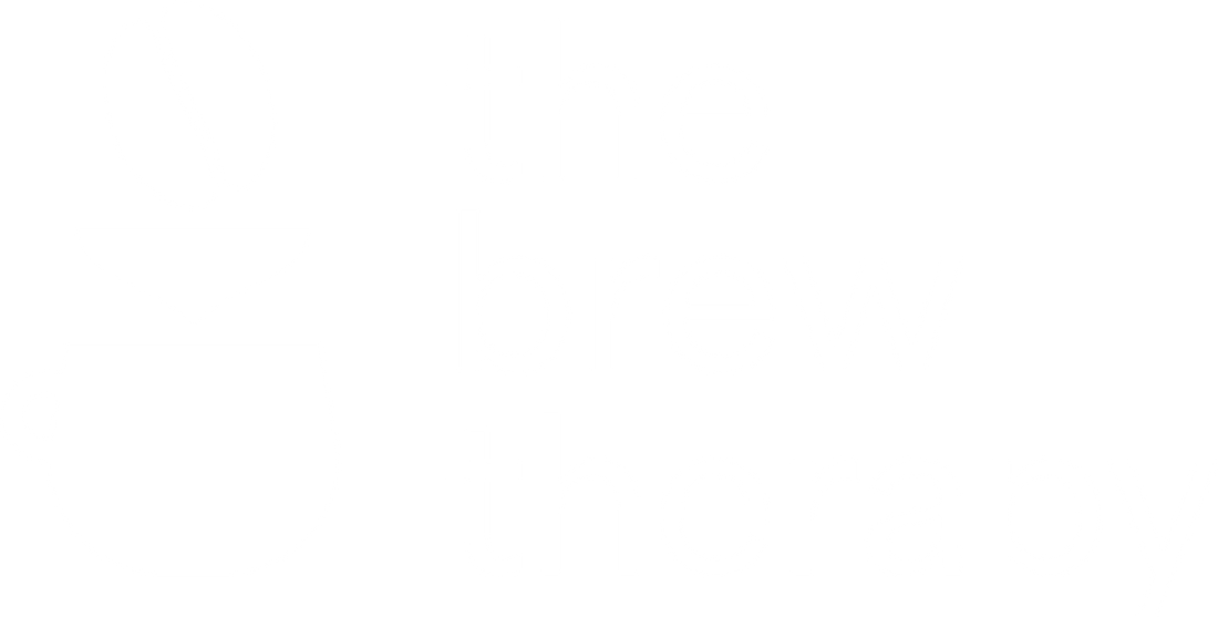 The Brew Therapy Logo White