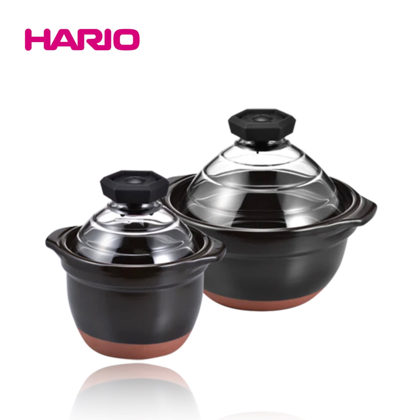 Hario GOHANGAMA Glass-Lid Rice Cooker Ceramic