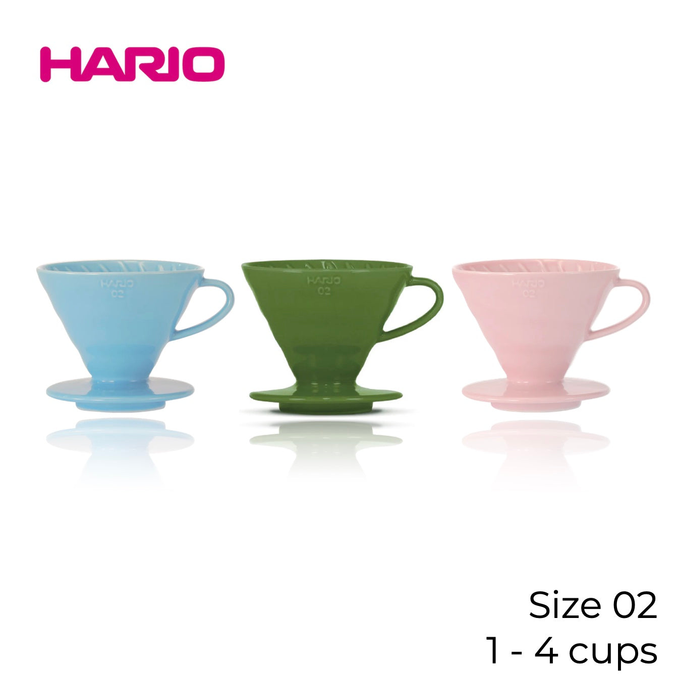 Hario V60 Coloured Ceramic Dripper (Limited Edition) Size 02