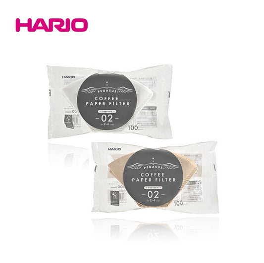 Hario Pegasus Coffee Paper Filter Size 02 (100 count)