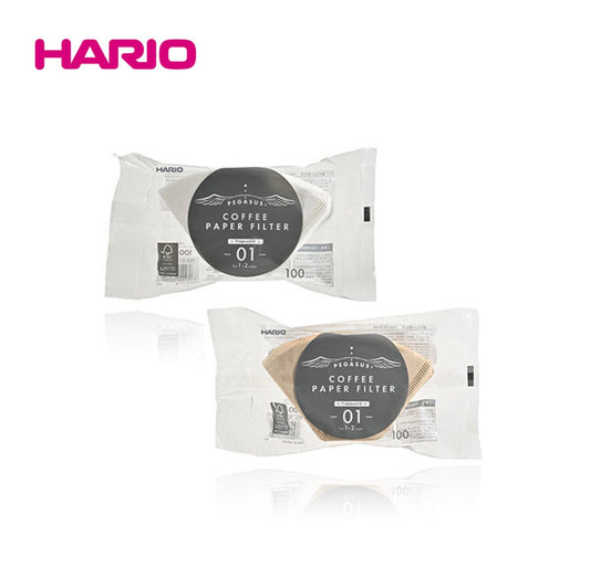 Hario Pegasus Coffee Paper Filter Size 01 (100 count)