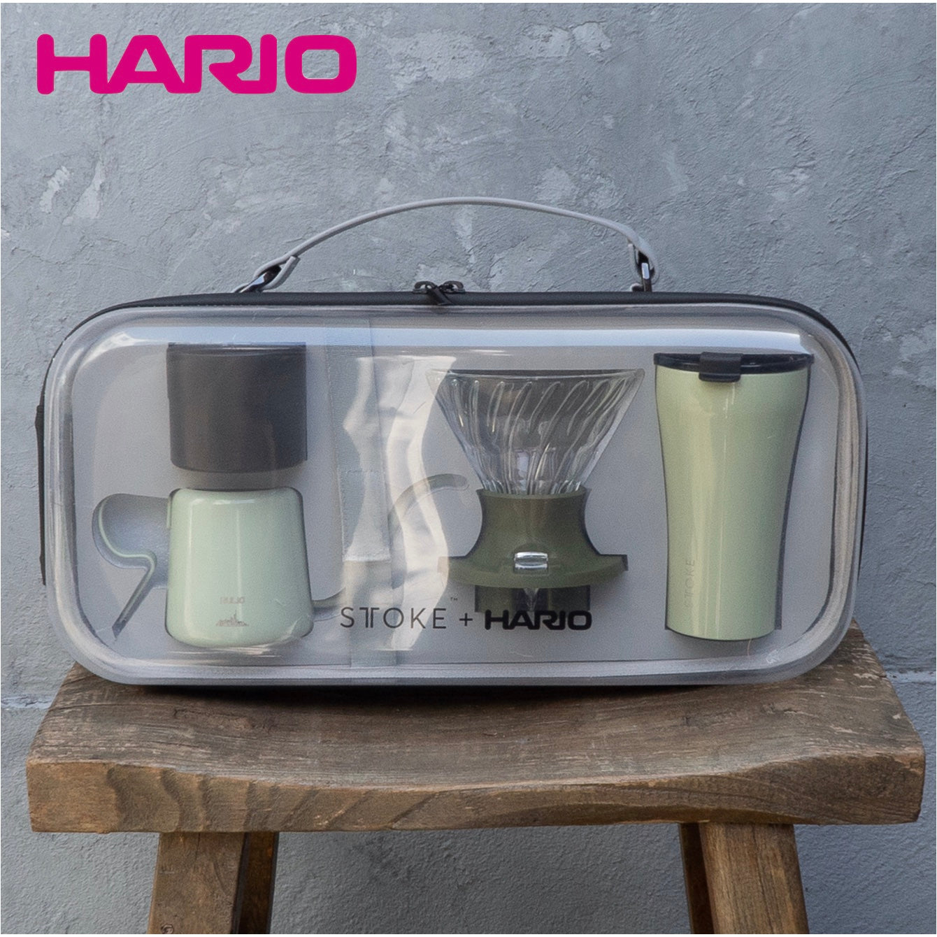 STTOKE+HARIO Tumbler+Dripper Travel Set