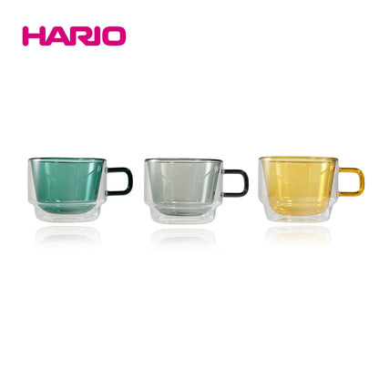 Hario COLORS Stack Mug Cup Double Wall
