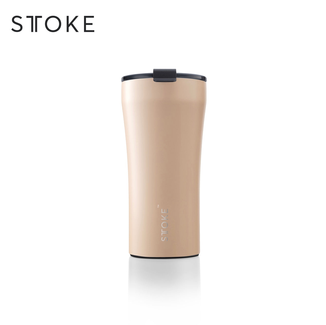 Sttoke leakproof cup ivory chai