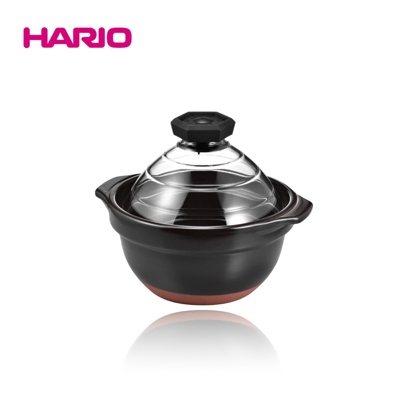 Hario GOHANGAMA Glass-Lid Rice Cooker Ceramic large