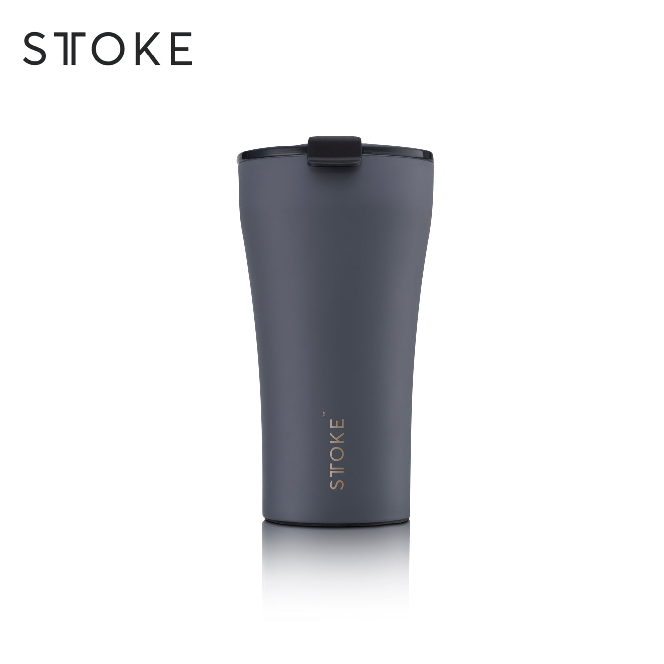 Sttoke Leakproof Ceramic Cup slated grey