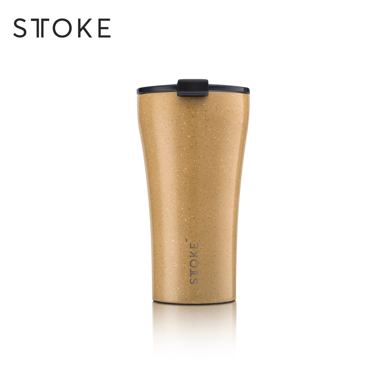 Sttoke Leakproof Ceramic Cup yellow stone