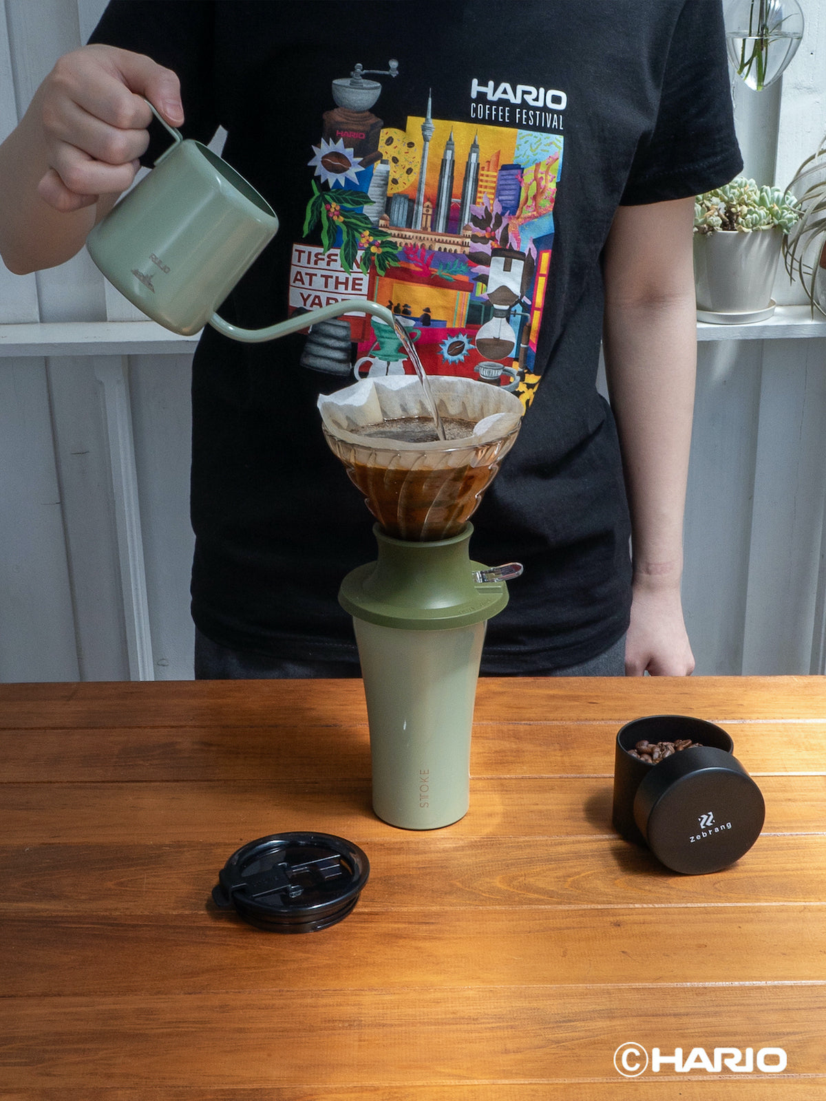 STTOKE+HARIO Tumbler+Dripper Travel Set