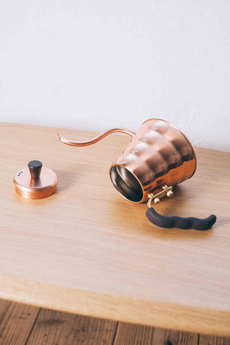 Hario V60 Drip Kettle Buono Copper (with handle cover)