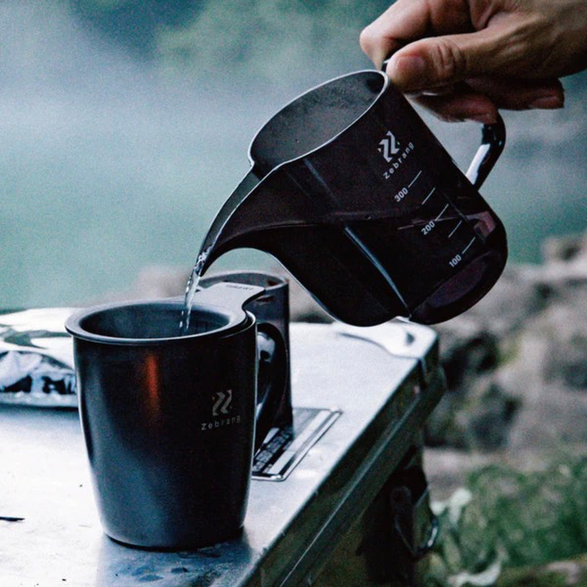 Hario Drip Kettle with Scale lifestyle 3