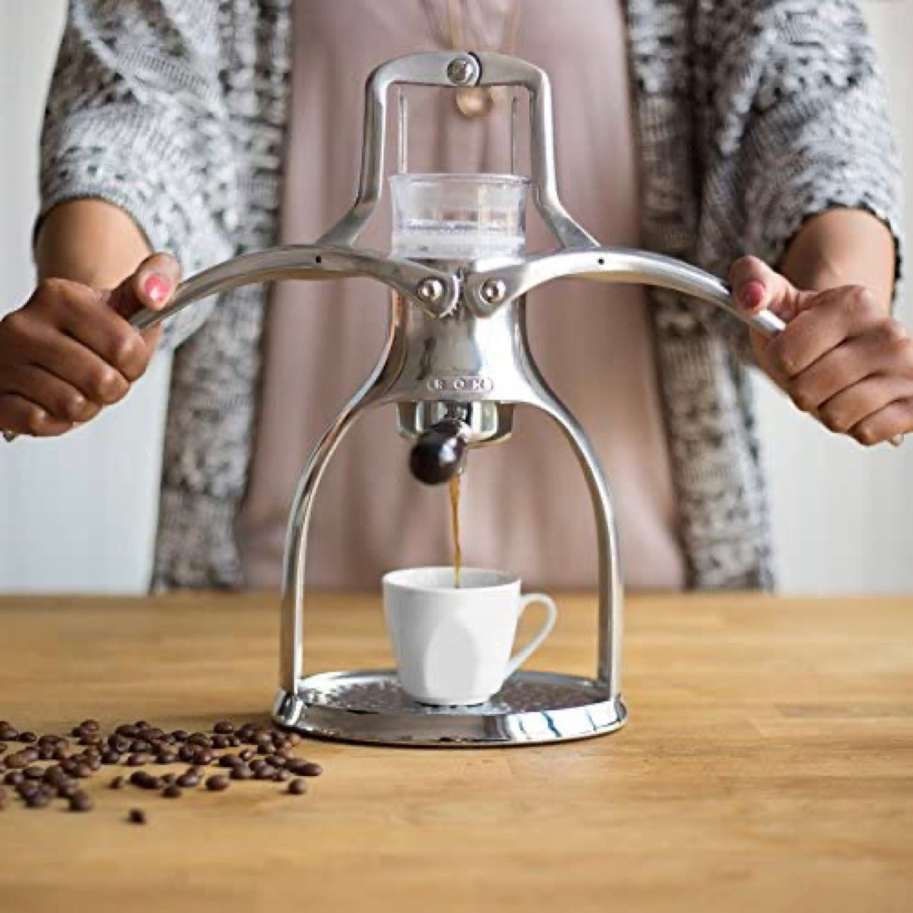 ROK EspressoGC Pro Manual Lever Espresso Machine – The Brew Therapy