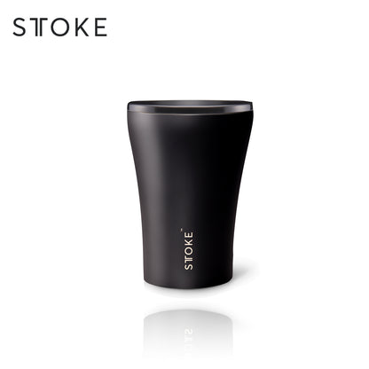 Sttoke Shatterproof Ceramic Cup 8 oz luxe black