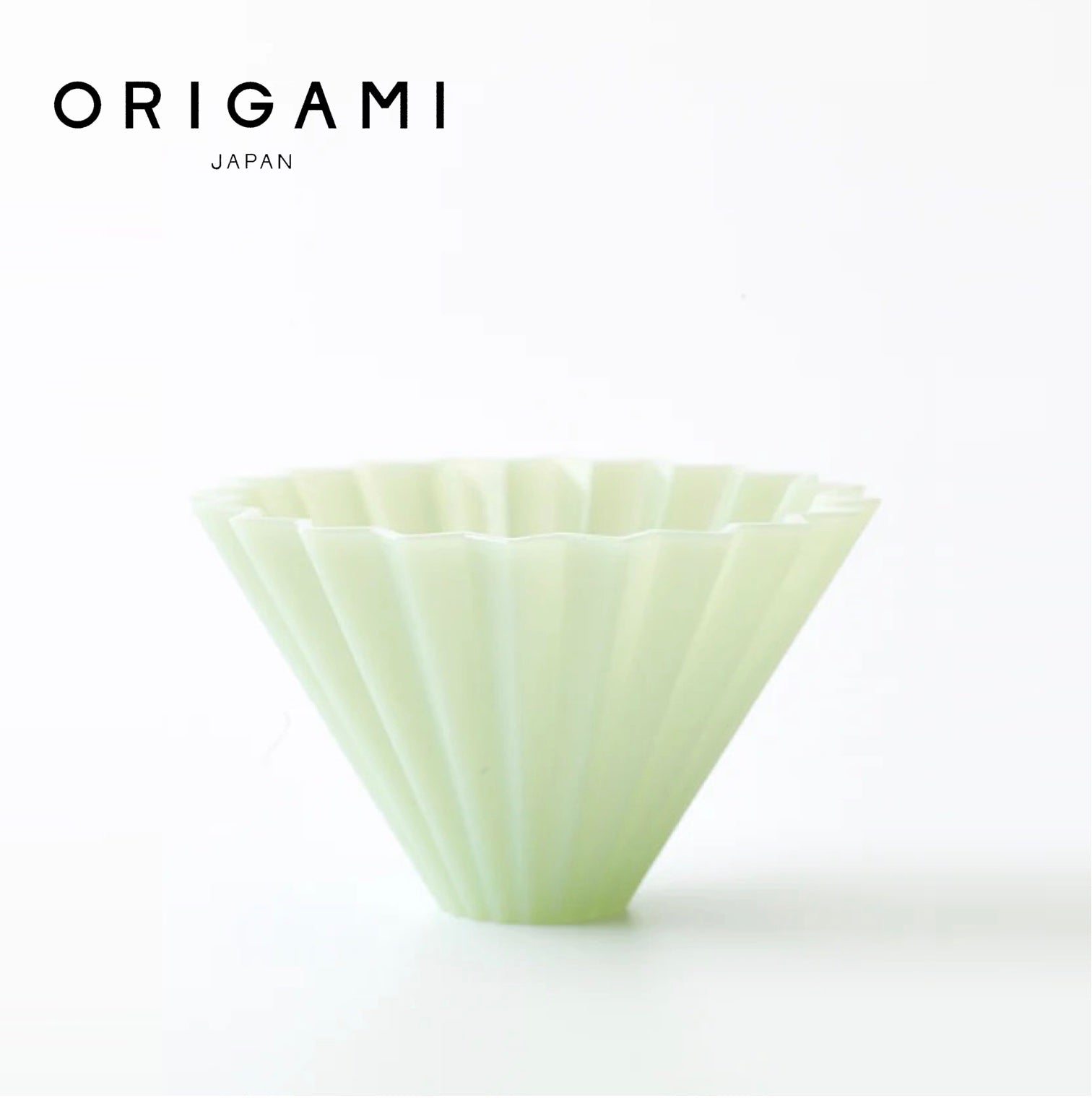 origami dripper matte green