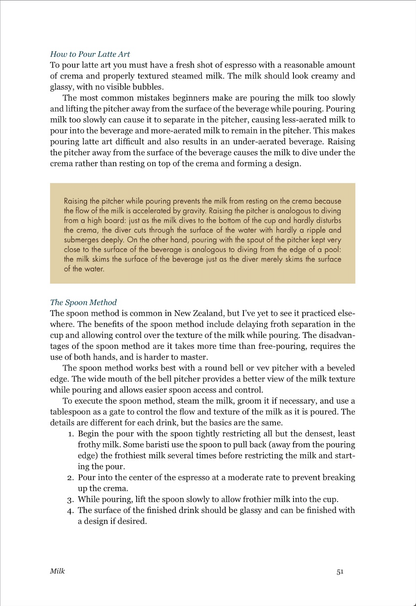 The Professional Barista's Handbook by Scott Rao