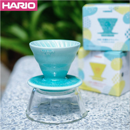 Hario V60 Dripper 01 Ice Crack Blue / Yellow