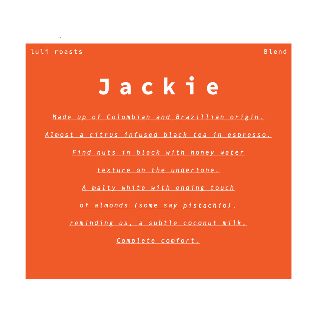 Jackie specialty coffee blend