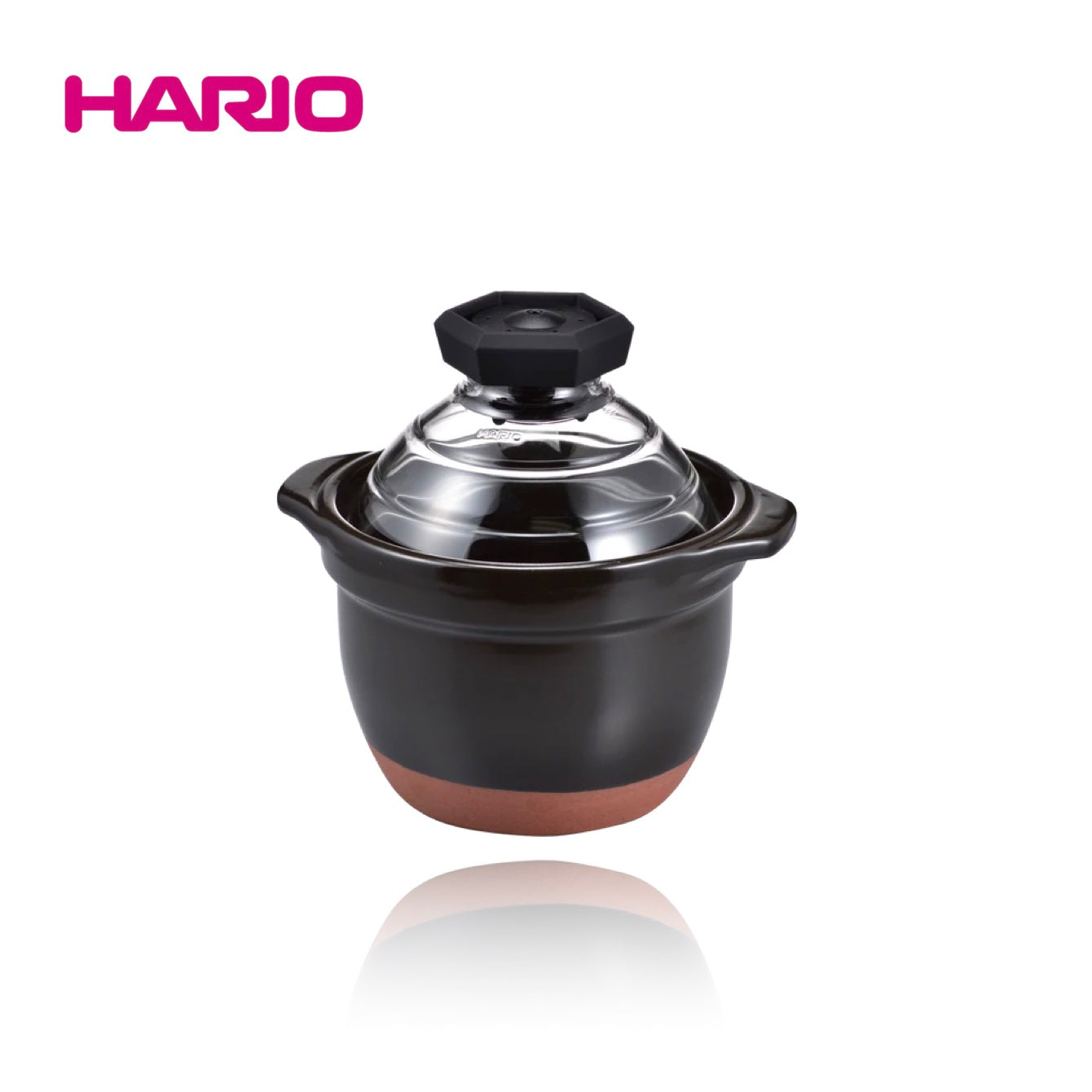 Hario GOHANGAMA Glass-Lid Rice Cooker Ceramic small