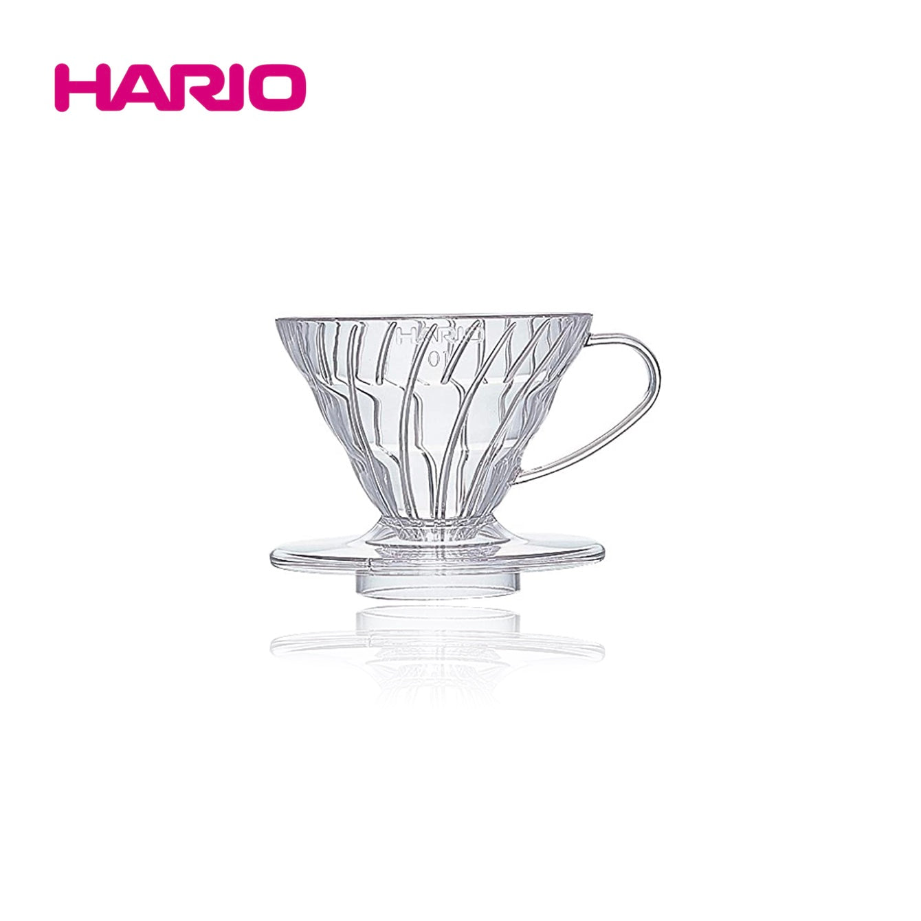 Hario V60 Plastic Coffee Dripper transparent