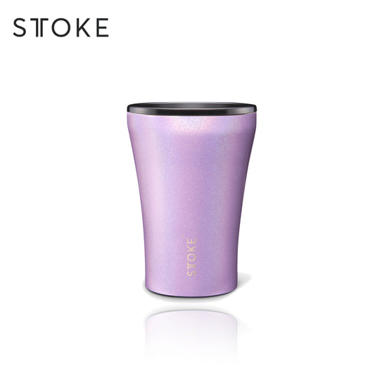 Sttoke Shatterproof Ceramic Cup 8 oz unicorn purple