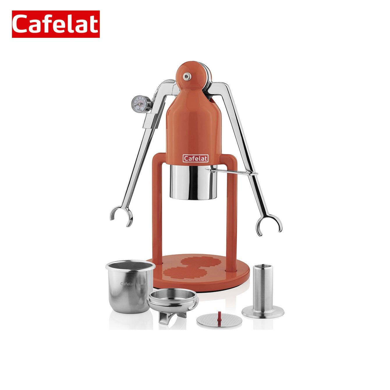 Cafelat Robot Manual Lever Espresso Machine - Orange